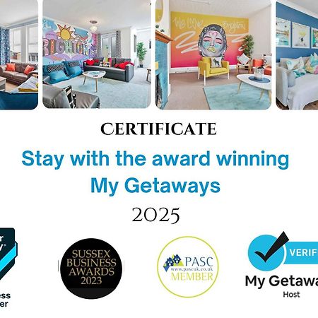 Golden Sunset House With Free Parking By My Getaways Villa Brighton Ngoại thất bức ảnh